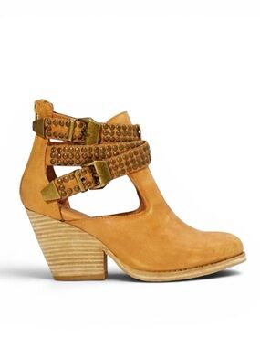 Jeffrey Campbell Watson Studded Cut Out Ankle Boots | 9.5